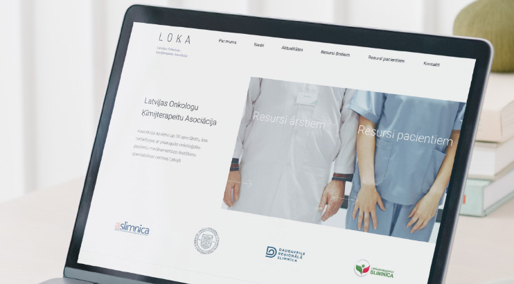 Latvijas Onkologu Ķīmijterapeitu Asociācijas mājaslapas izstrāde